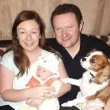 Michelle and Brian with their baby boy